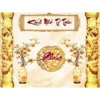 Tranh dán tường 3D Bàn thờ 80cm*1m2