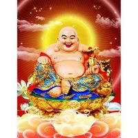 Tranh dán tường 3D Đức Phật KT 60cm*90cm