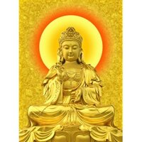 Tranh dán tường 3D Đức Phật 10156