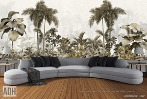 Tranh dán tường 3D Rừng Nhiệt Đới
