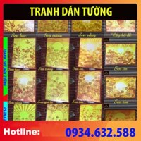 TRANH DÁN TƯỜNG Bàn thờ thần tài thổ địa [ tủ thờ ông địa ] - sen hội tụ tỏa dọc ngang,  nhiều mẫu đẹp