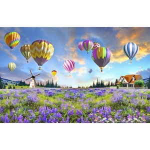 Tranh dán tường Hoa Lavender