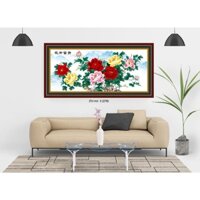 Tranh dán tường nghệ thuật 3D VTC hình hoa mẫu đơn ZTU-Vol 3  (278)