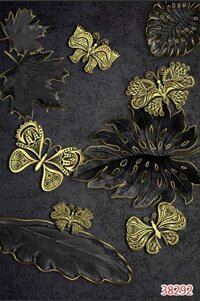 Tranh dán tường phòng khách phủ kim sa cao cấp-M38292/Đặt theo yêu cầu