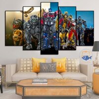 Tranh Dán Tường 'TRANSFORMERS' Formex Tráng Gương - Bumblebee - Robot - Autobot - Decor Phòng