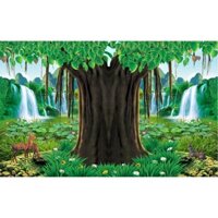 Tranh dán tường VTC Cây Bồ Đề UD1282 KT 100 x 60 cm kim sa