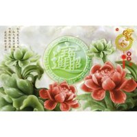 Tranh dán tường VTC tranh giả ngọc hình hoa mẫu đơn ZTU-Vol 3  (81)