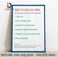 (Tranh Decal Dán) Đối Tượng Ưu Tiên Trong Khám Bệnh , tranhyhoc