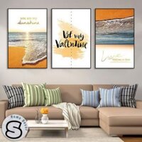 Tranh Decor Biển Và Cát Vàng