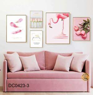 Tranh decor: Hồng hạc DCC32