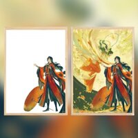 Tranh Đèn Led Boy Love Đổi Màu Anime Thiên Quan Tứ Phúc, Ma Đạo Tổ Sư