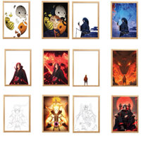 Tranh đèn led Obito - Tranh trí hình bóng sáng tạo , decor phòng ngủ , bàn làm việc .