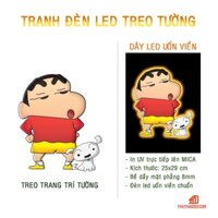 Tranh đèn led SHIN BÚT CHÌ  - Tranh tráng gương treo trường
