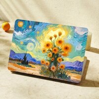 Tranh Đẹp In Hình Cứng Tương Thích Cho MacBook 2024 M4 M3 Air case A3113 A3114 13,6 inch Air 15 case M3 M2 A2681 A2941 2022 Pro case 14 16 A2991 A2992 A2780 M1 A2442 A2485