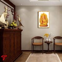 Tranh Địa Tạng Vương Bồ Tát, tranh phật giáo treo tường hình địa tạng nhiều mẫu, hình thờ