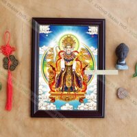 Tranh Diêu Trì Kim Mẫu gồm khung 26x35cm y ảnh