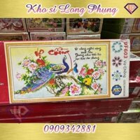 Tranh đính Đá 5D giá rẻ Vợ Chồng DF603:90x50 cm( chưa đính)