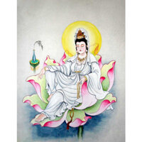 tranh đính đá 5d phật quan thế âm bồ tát