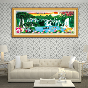 Tranh đính đá AB Sơn thủy hữu tình A6143-3 - 180x70