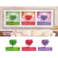 Tranh Đính Đá ABC 3D Cây Tình Yêu 3 Sắc Hương Q0263 (KHÁCH TỰ ĐÍNH) KT;142X50CM