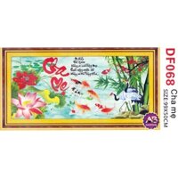 Tranh Đính Đá ABC 3D Đi Khắp Thế Gian Không Ai Sánh Bằng Mẹ DF068 (KHÁCH TỰ ĐÍNH) KT:99X50CM