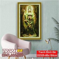 Tranh Đính Đá ABC cao cấp cổ vận  D2325 Kích thước: 85x150cm