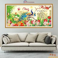 Tranh đính đá ABC vợ chồng 1m20 x 60cm