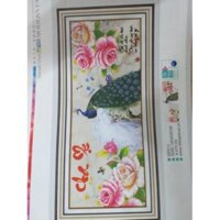 Tranh đính đá cha mẹ 120x52 mã sản phẩm DIE LIAN HUA df813