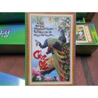 Tranh đính đá cha mẹ H915