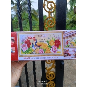 Tranh đính đá Cha mẹ VS052