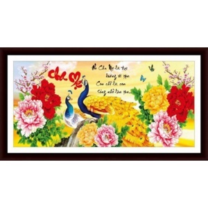 Tranh đính đá Cha mẹ VS052