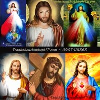 Tranh đính đá Chúa Jesu VS144-VS145 - tự đính