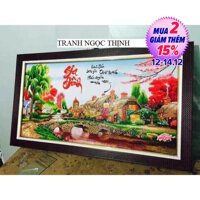 Tranh đính đá Gia Đình DF290 - KT 110X60CM ( chưa đính). Màu sắc tươi tắn hạt đá ABC cao cấp.Vải chart in chuẩn 100% hạt đá chất lượng cao Phụ kiện đầy đủ in màu chính xác.Đây Là Bộ phụ Kiện Không Phải tranh thành phẩm [bonus]