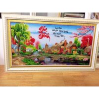 Tranh Đính Đá Gia Đình DF290 (CHƯA ĐÍNH)