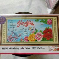 Tranh đính đá gia đình Hạnh Phúc Bình Yên>88599