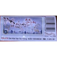 Tranh đính đá Gia hoà vạn sự hưng Vs329 kt 100x46cm