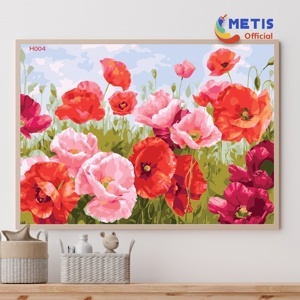 Tranh đính đá H004 - Bát mã truy phong