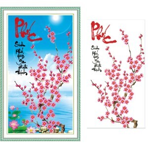 Tranh đính đá H2044 - Phúc