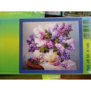 Tranh đính đá H627 - Bình hoa tuyệt đẹp