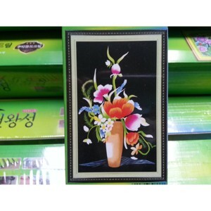 Tranh đính đá H766 - Bình hoa