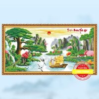 Tranh đính đá THUẬN BUỒM XUÔI GIÓ 182*81 - DD9681