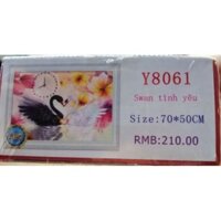 Tranh đính đá tình yêu vĩnh cửu Y8061 (75x50) chưa đính