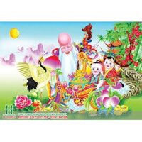 tranh đính đá toàn bộ tranh mừng thọ