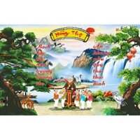 tranh đính đá toàn bộ(tranh tự làm)-bức tranh mừng thọ ông bà cha mẹ đẹp