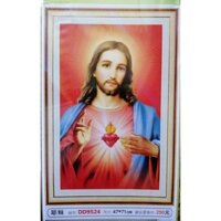 Tranh đính đá Trái tim chúa Jesu DD9524