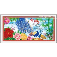 TRANH ĐÍNH ĐÁ VỢ CHỒNG LG1366 (90*45 cm)