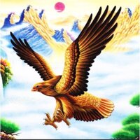 Tranh đính full đá. Tranh Đại bàng tung cánh