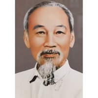 Tranh đính kín đá cho khách tự làm -Chân dung Bác Hồ