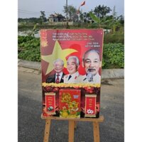 Tranh Đốc Lịch Bác Hồ - Bác Giáp Tráng Gương , Treo Phòng Làm Việc h45