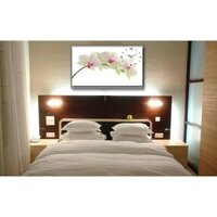 Tranh đồng hồ 5080 hoa Lan DH320A (kích thước 50x80cm)